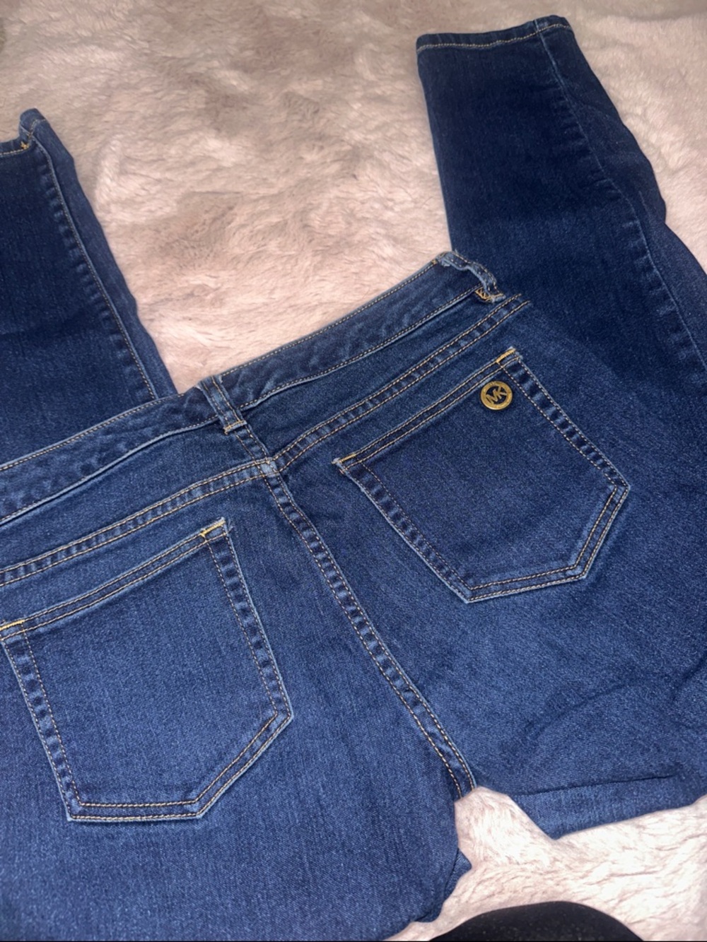Michael Kors Dark Blue Skinny Jeans - Picture 3 of 5